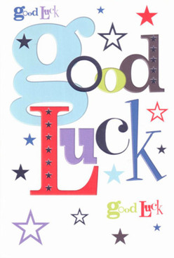 This uplifting good luck card, crafted with a designer's intuition reminiscent of Shacklewell's creative spirit, instantly captures the heart. The oversized, pastel-blue 'g' greets you playfully, framed by a chorus of vivid reds and opulent purples-an artistry that brings together the joy and seriousness of sincere encouragement. Whimsical stars scatter in clusters across the pristine white background, their shades echoing the twilight hues of Shacklewell's famous street murals. Each letter, bold and meticulously shaped, carries the promise of anticipation and unwavering support, not just spoken but felt in the gentle weight of the card. As your hand glides over the smooth, high-quality stock-soft yet substantial-it echoes the sense of comfort found when receiving a freshly arranged bouquet from a familiar local shop. Perfect for milestone moments, whether it's a friend tackling exams at a nearby college or a neighbour embarking on a new chapter along Kingsland Road, the design radiates optimism. This card is a small but powerful keepsake, carrying the charisma and encouragement of Shacklewell's vibrant community spirit.